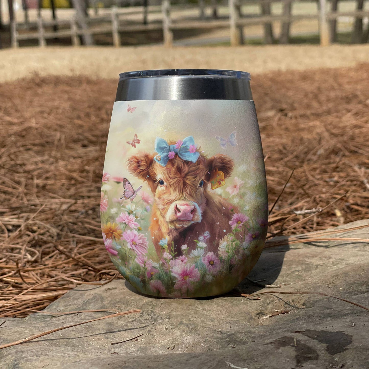 Shineful Wine Tumbler Baby Cow