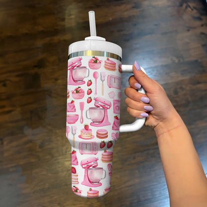 Shineful Tumbler Baking Sweet Pink