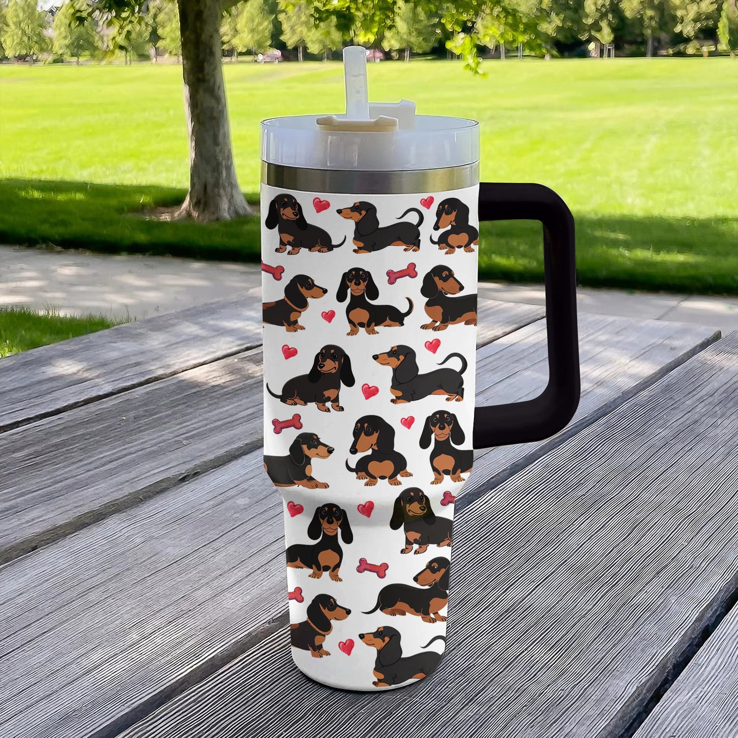 Shineful Tumbler Dachshund Heartstrings