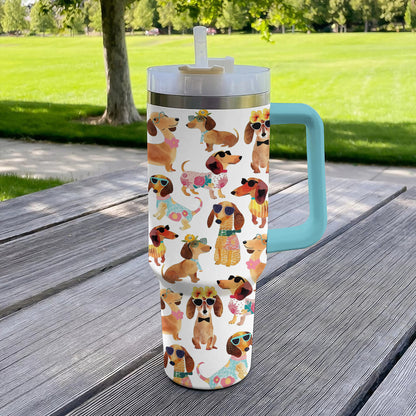 Shineful Tumbler Dachshund Pawsitively