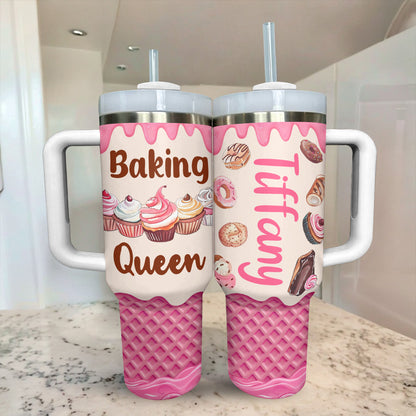 Shineful Tumbler Personalized Baking Queen