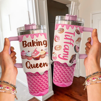 Shineful Tumbler Personalized Baking Queen