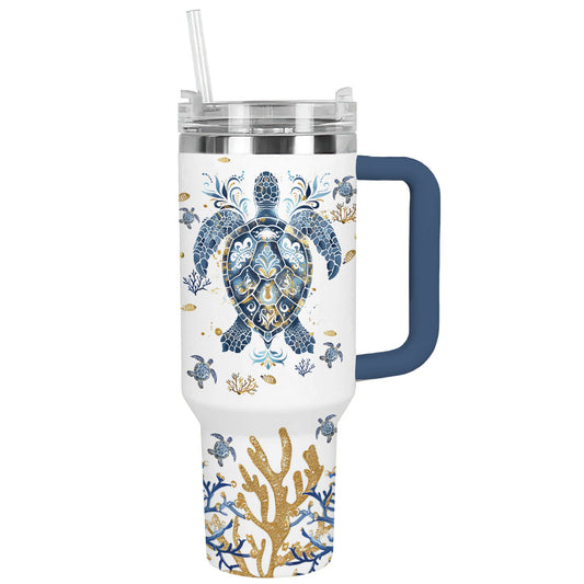 Shineful Tumbler Golden Royal Turtle