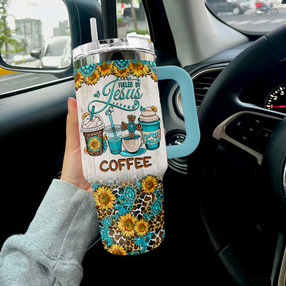 Shineful Tumbler Sunflower Faith Coffee