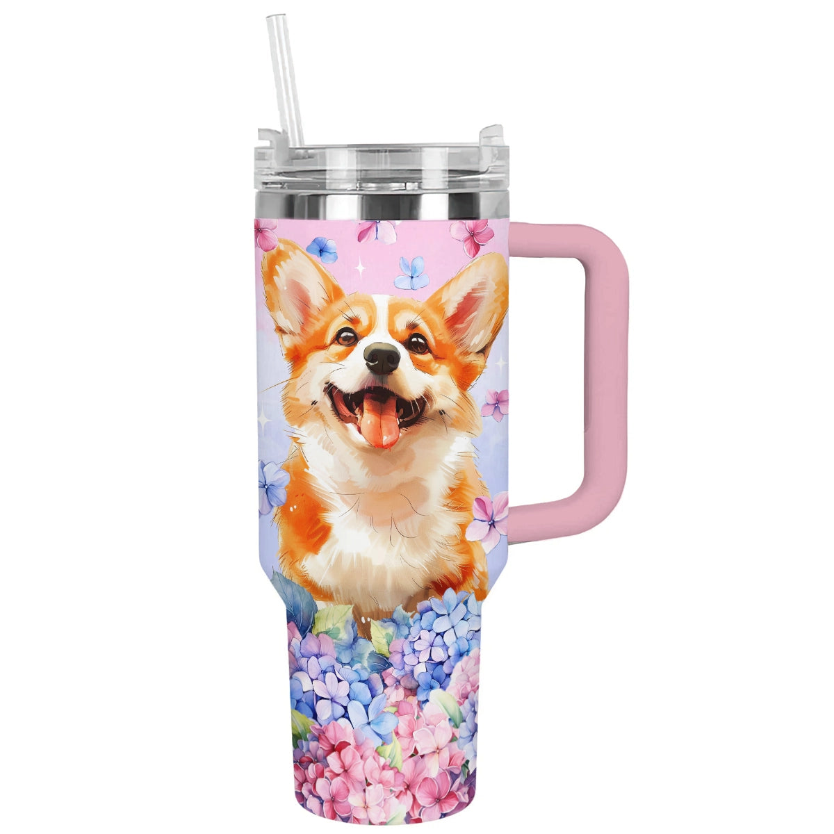 Shineful Tumbler Delight Hortensie Corgi