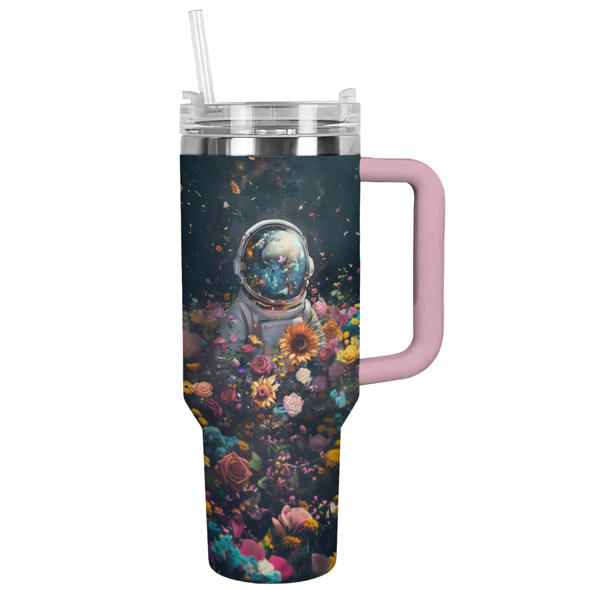 Shineful Tumbler Interstellar Astronaut Flora