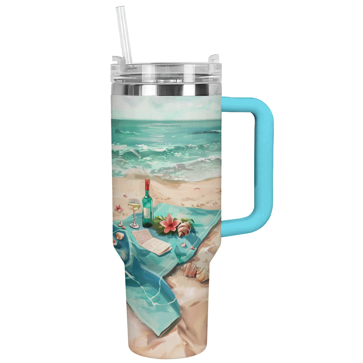 Shineful Tumbler Beachy Wine Moments