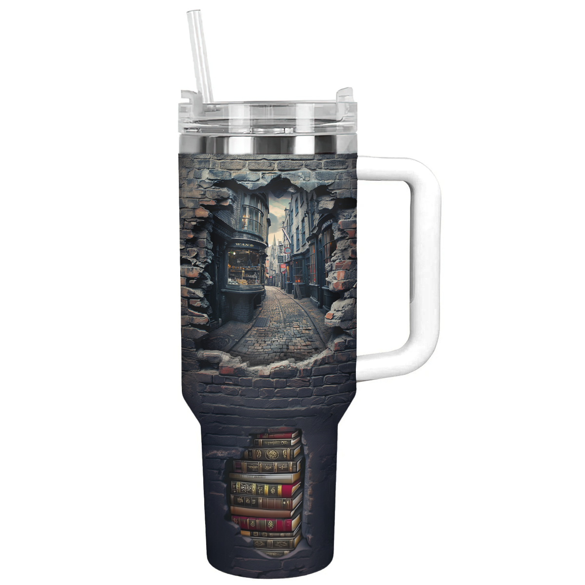 Shineful Tumbler Fantasy Wizards Town