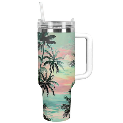 Shineful Tumbler Tropical Coconut Tree