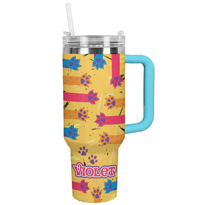 Shineful Personalized Tumbler Naughty Cat Scratch