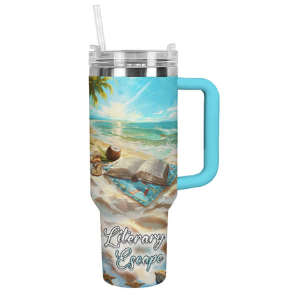 Shineful Tumbler Literarische Flucht Strandlektüre