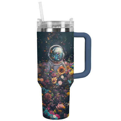 Shineful Tumbler Interstellar Astronaut Flora