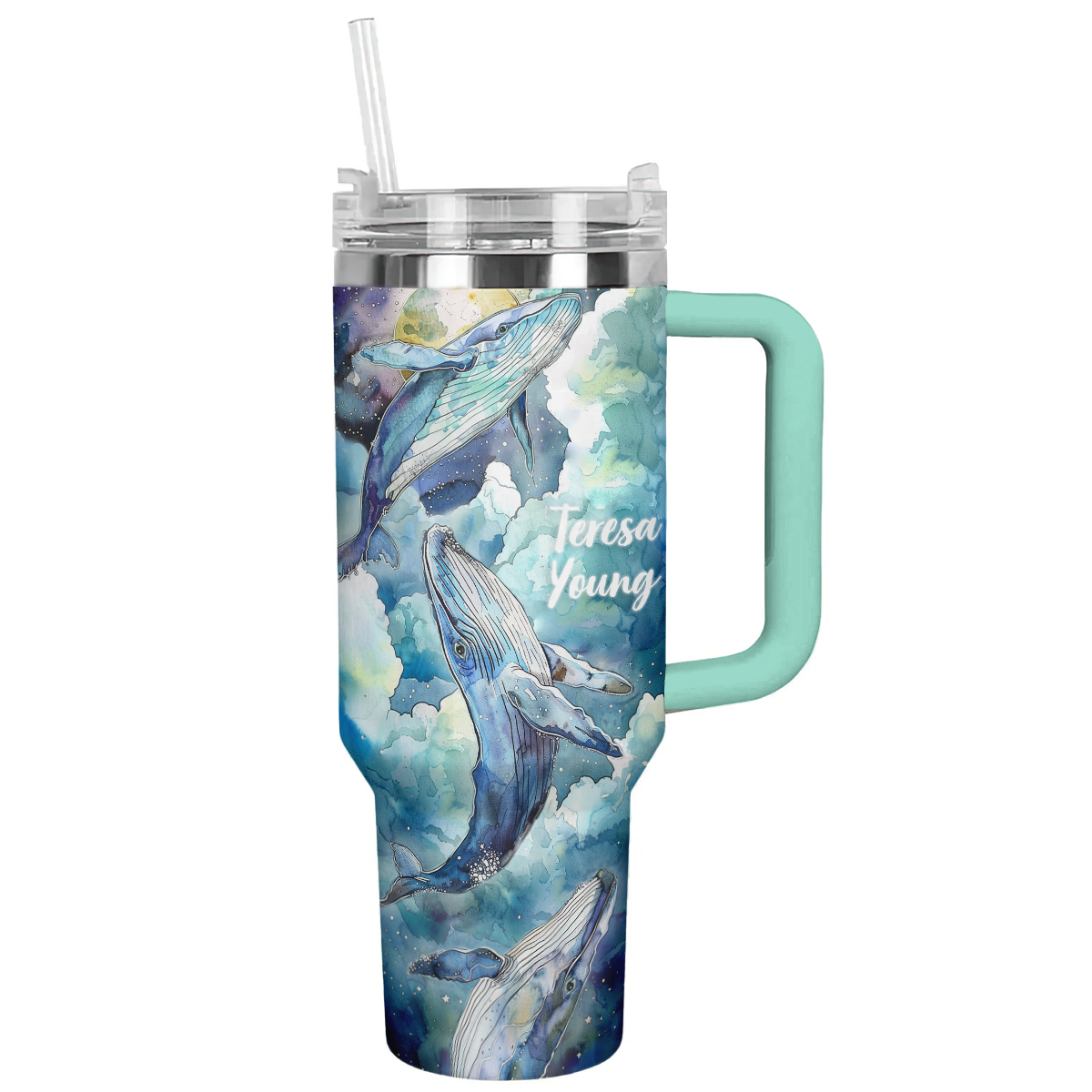 Shineful Personalized Tumbler Whale of Dreams