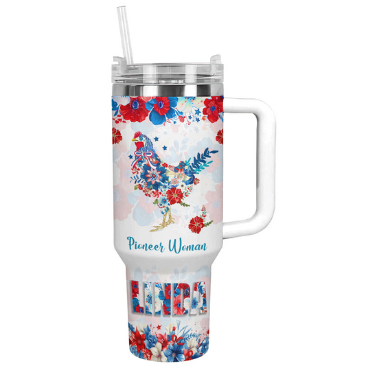 Shiny personalisierte Tumbler Pioneer Frau Huhn Liebhaber