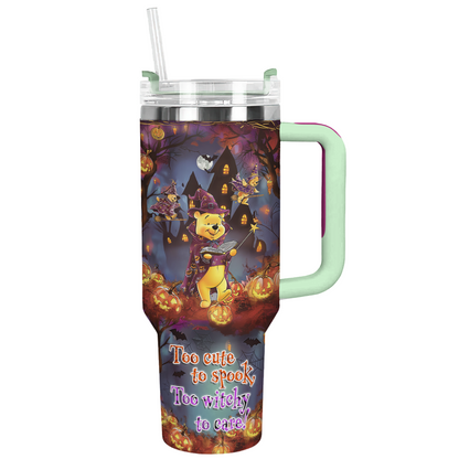 Shineful Tumbler Too Cute To Spook Too Witchy To Care