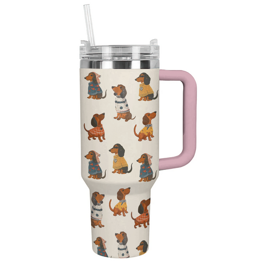 Verre Shineful Retro Dachshund Delight