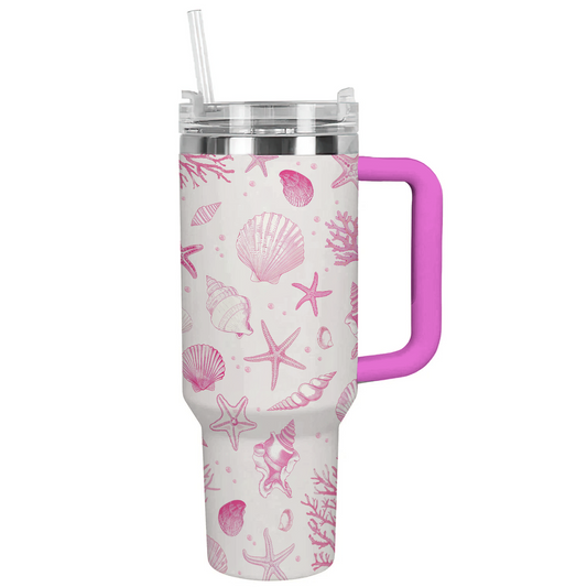 Shineful Tumbler Pink Seashell Bliss