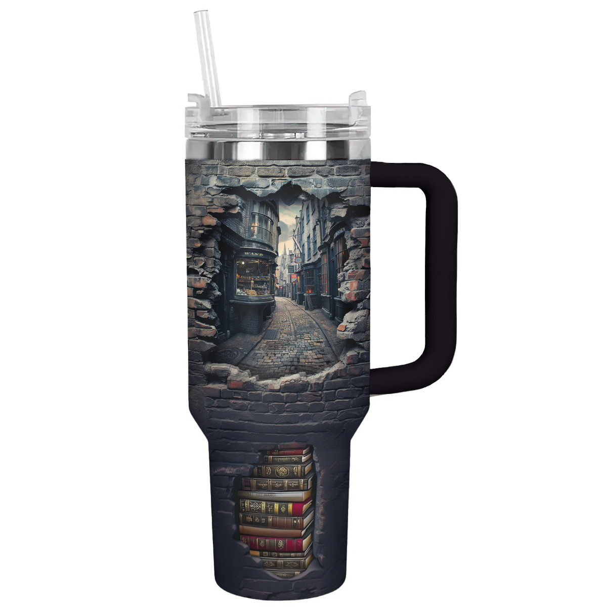 Shineful Tumbler Fantasy Wizards Town