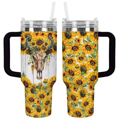 Shineful Tumbler Sunflower Rustic Delight