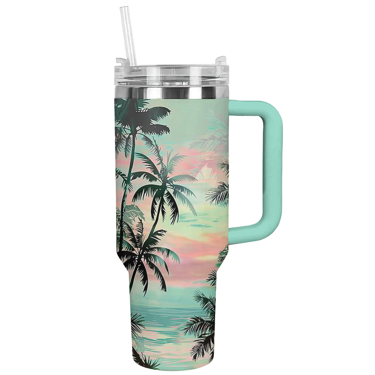 Shineful Tumbler Tropical Coconut Tree