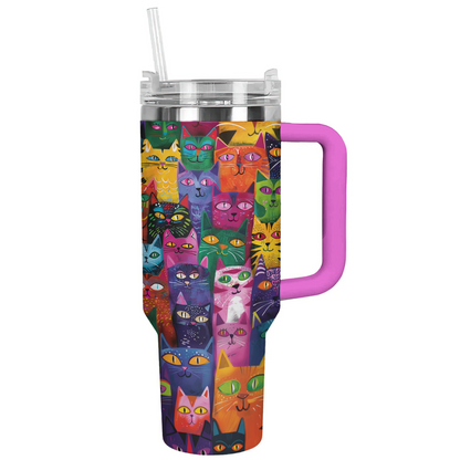 Shineful Tumbler Feline Fiesta