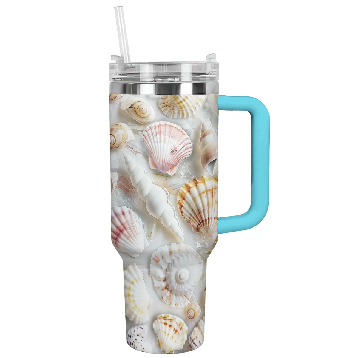 Shineful Glossy Tumbler Gorgeous Seashell Treasures