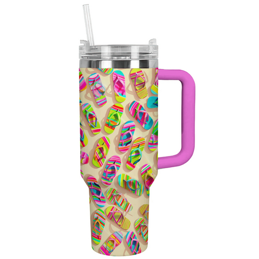 Shineful Tumbler Neon Flip Flop Fun