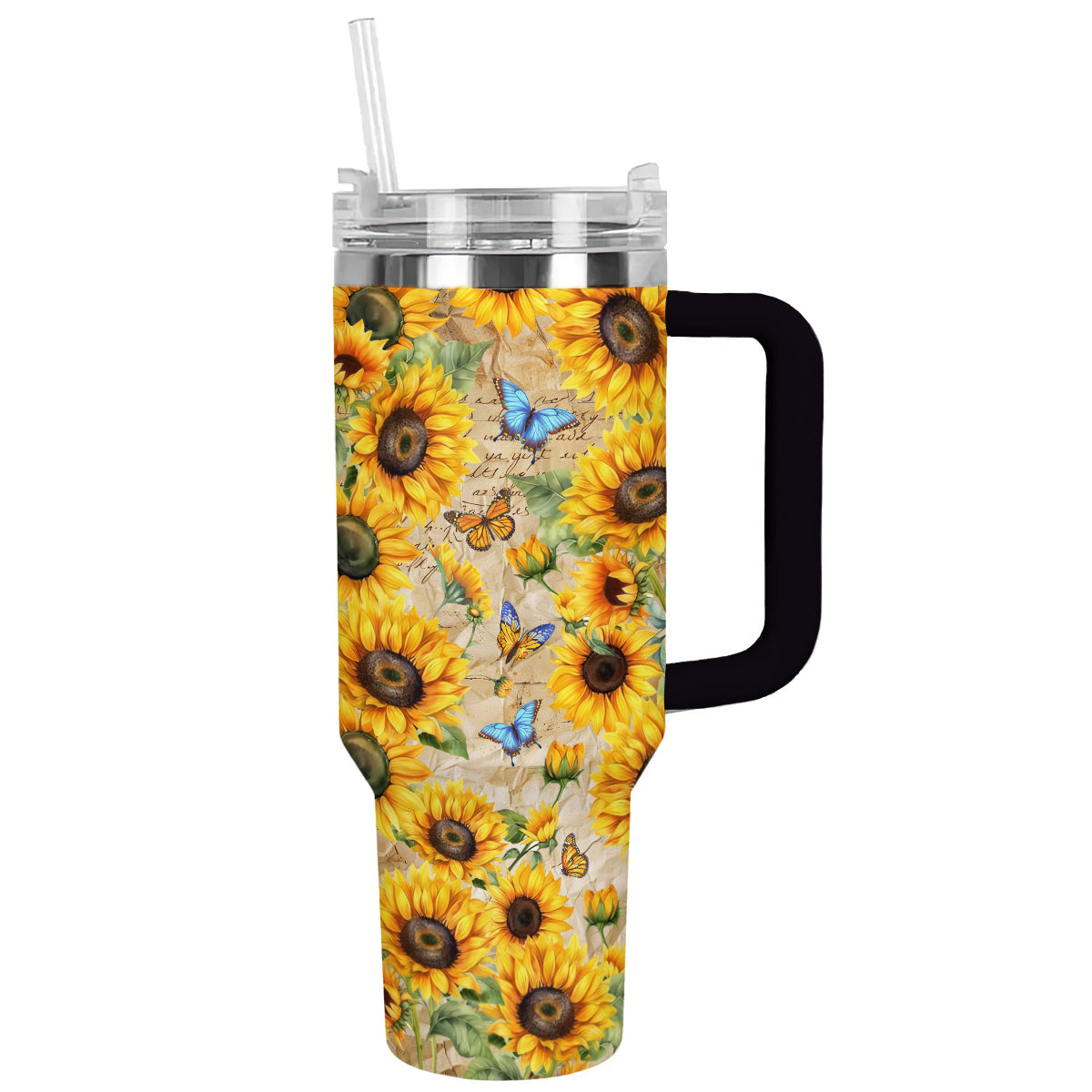 Shineful Tumbler Sunflower Timeless Petals & Notes