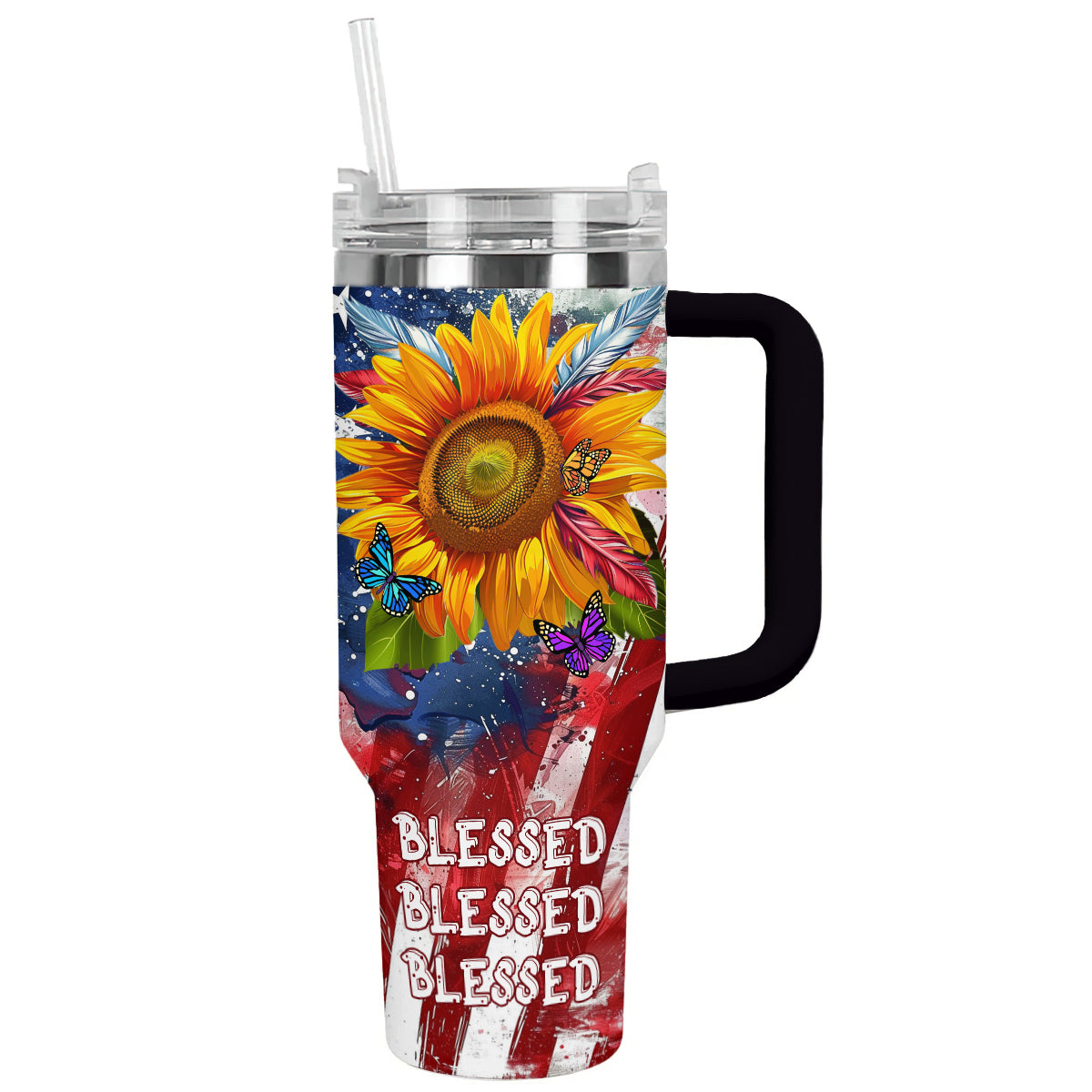 Shineful Tumbler Sunflower Blessed Blooms