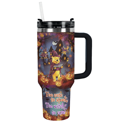 Shineful Tumbler Too Cute To Spook Too Witchy To Care