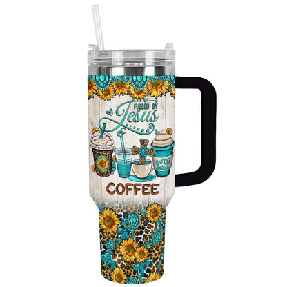 Shineful Tumbler Sunflower Faith Coffee