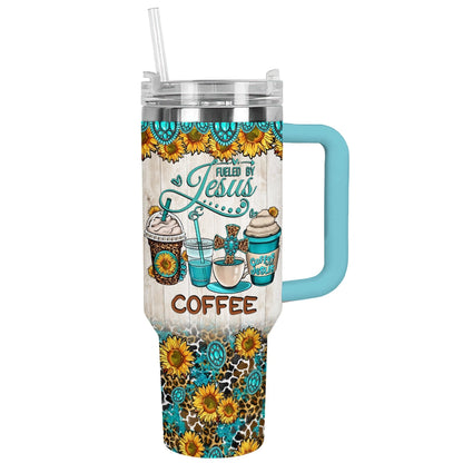 Shineful Tumbler Sunflower Faith Coffee