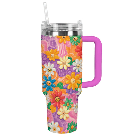 Shineful Tumbler Hippie 70s Flower Power