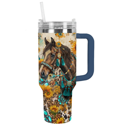 Glänzender Becher Boho Horse Bliss