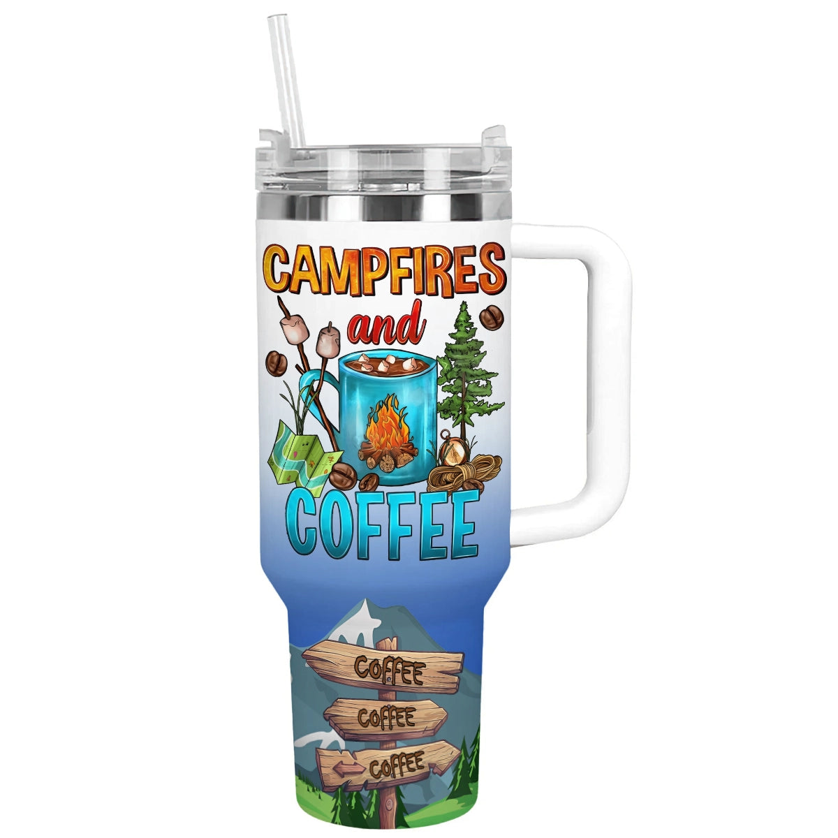 Shineful Tumbler Campfire Coffee Bliss