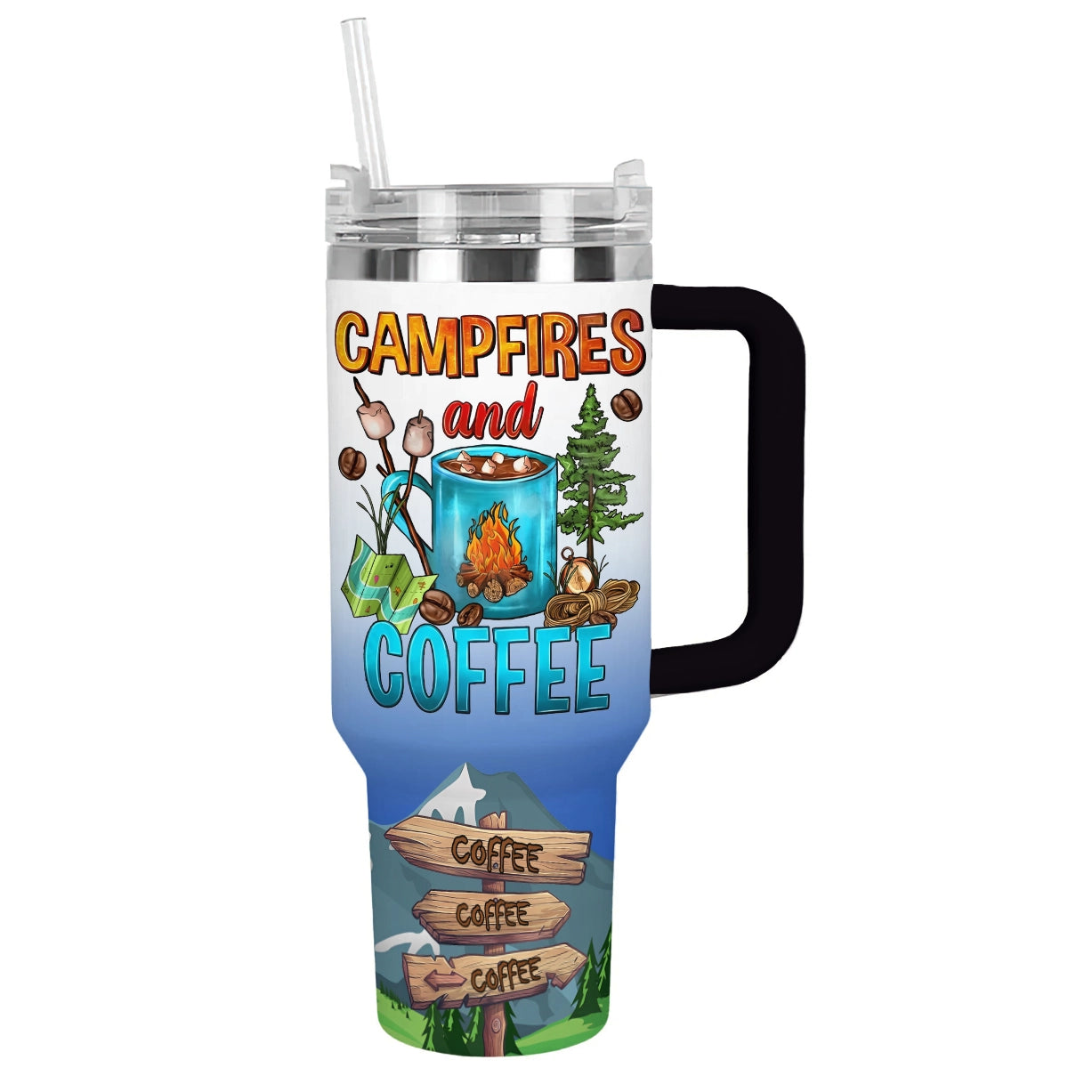 Shineful Tumbler Campfire Coffee Bliss