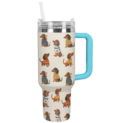 Shineful Tumbler Retro Dachshund Delight