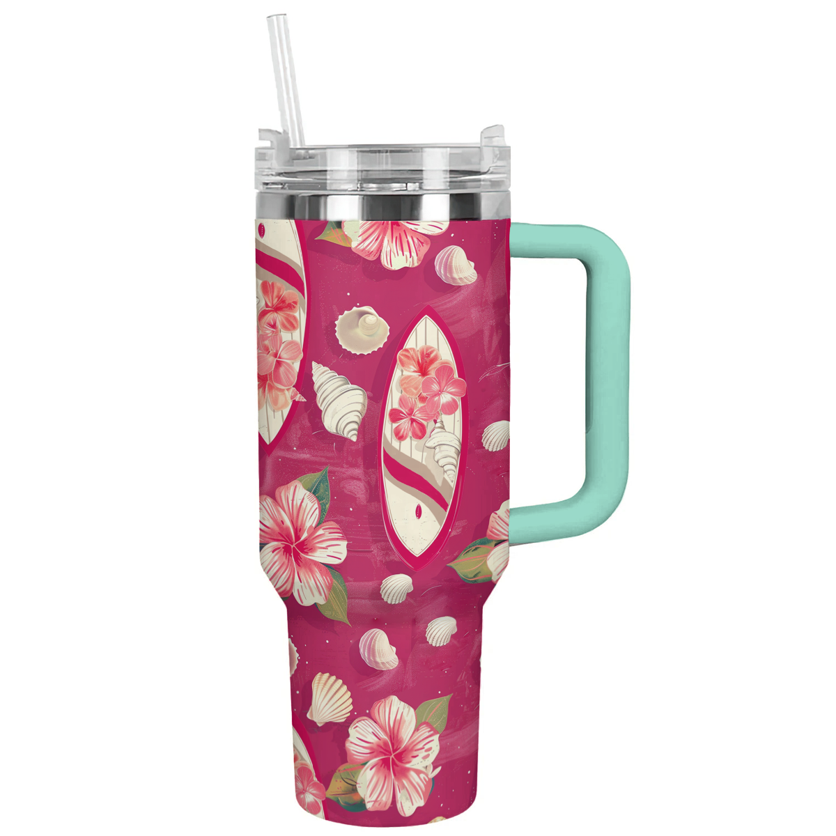 Shineful Tumbler Pink Surfing Boards