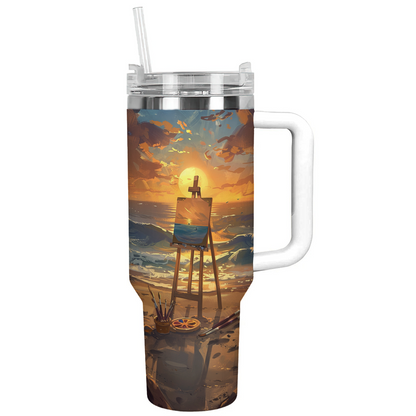 Shineful Tumbler Romantic Sunset Sketches