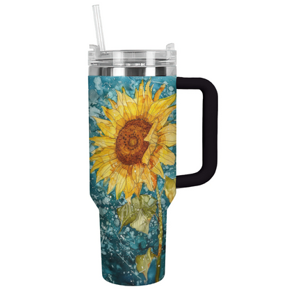 Verre brillant Tournesol doré Artful Sunburst