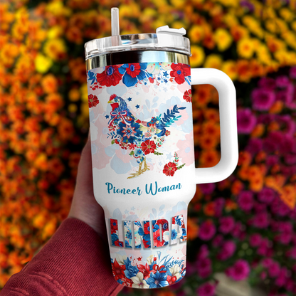 Shineful Personalized Tumbler Pioneer Woman Chicken Lover