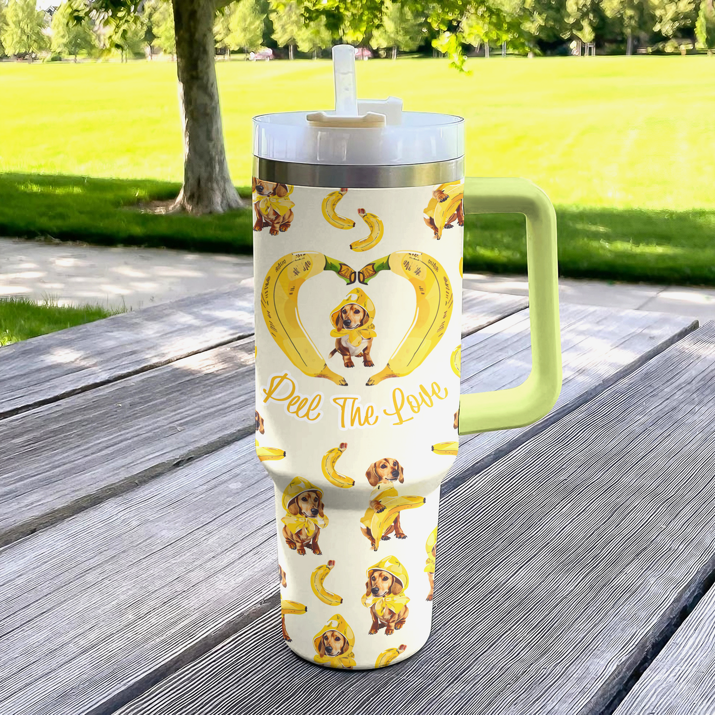 Shineful Tumbler Sweet Banananana Dachshund