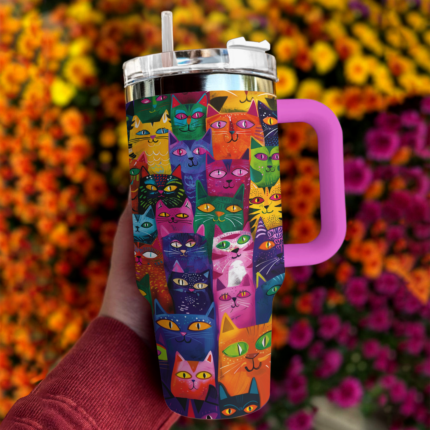 Shineful Tumbler Feline Fiesta