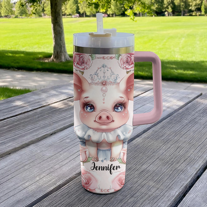 Shineful Tumbler Royal Blossom Piglet