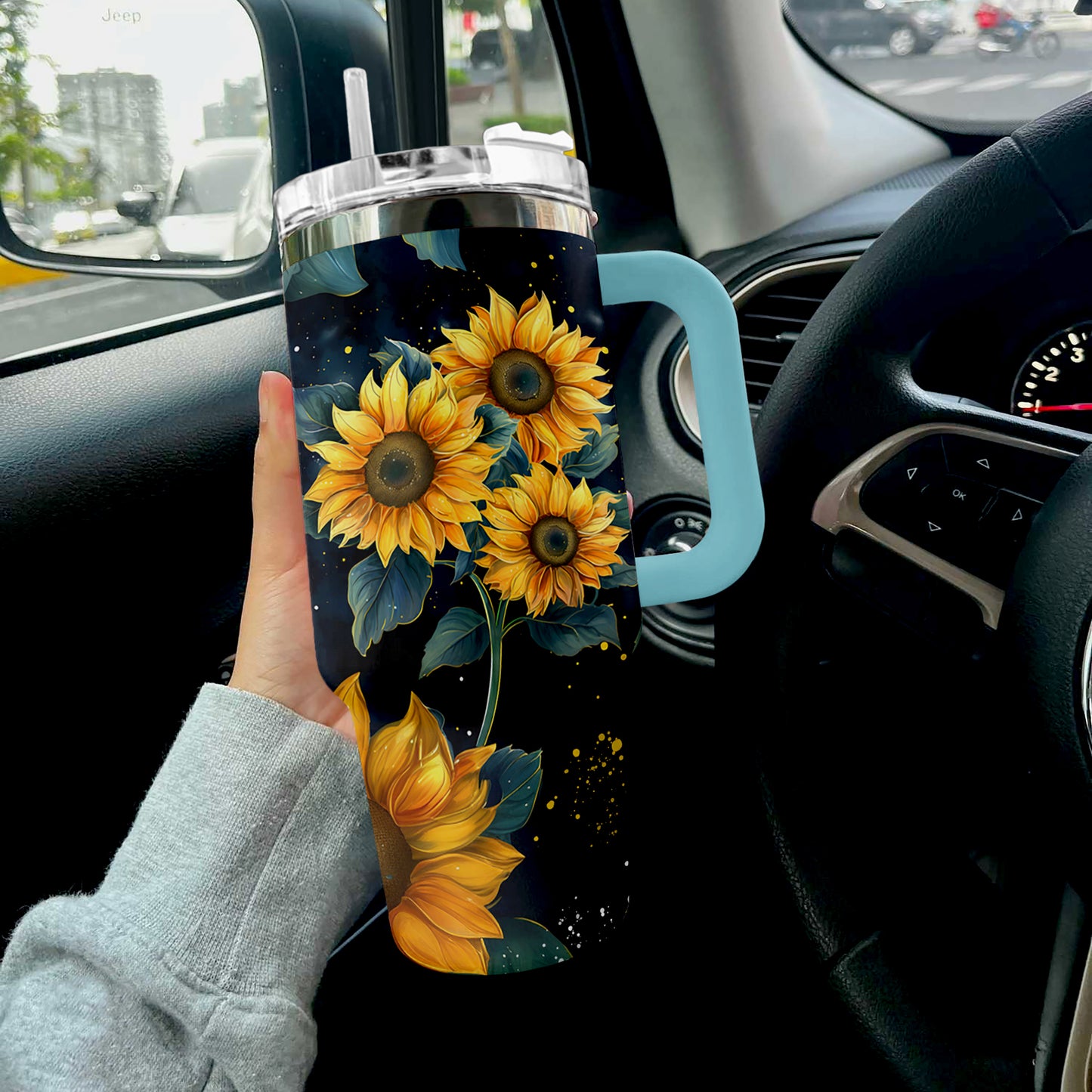 Shineful Tumbler Beautiful Sunflower