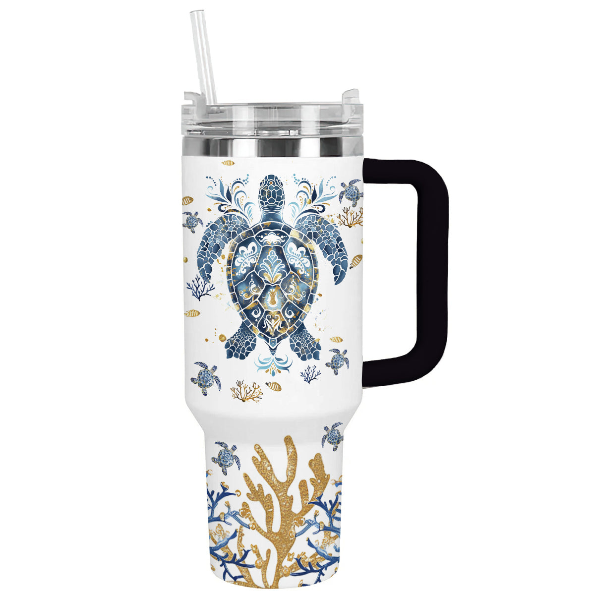 Shineful Tumbler Golden Royal Turtle