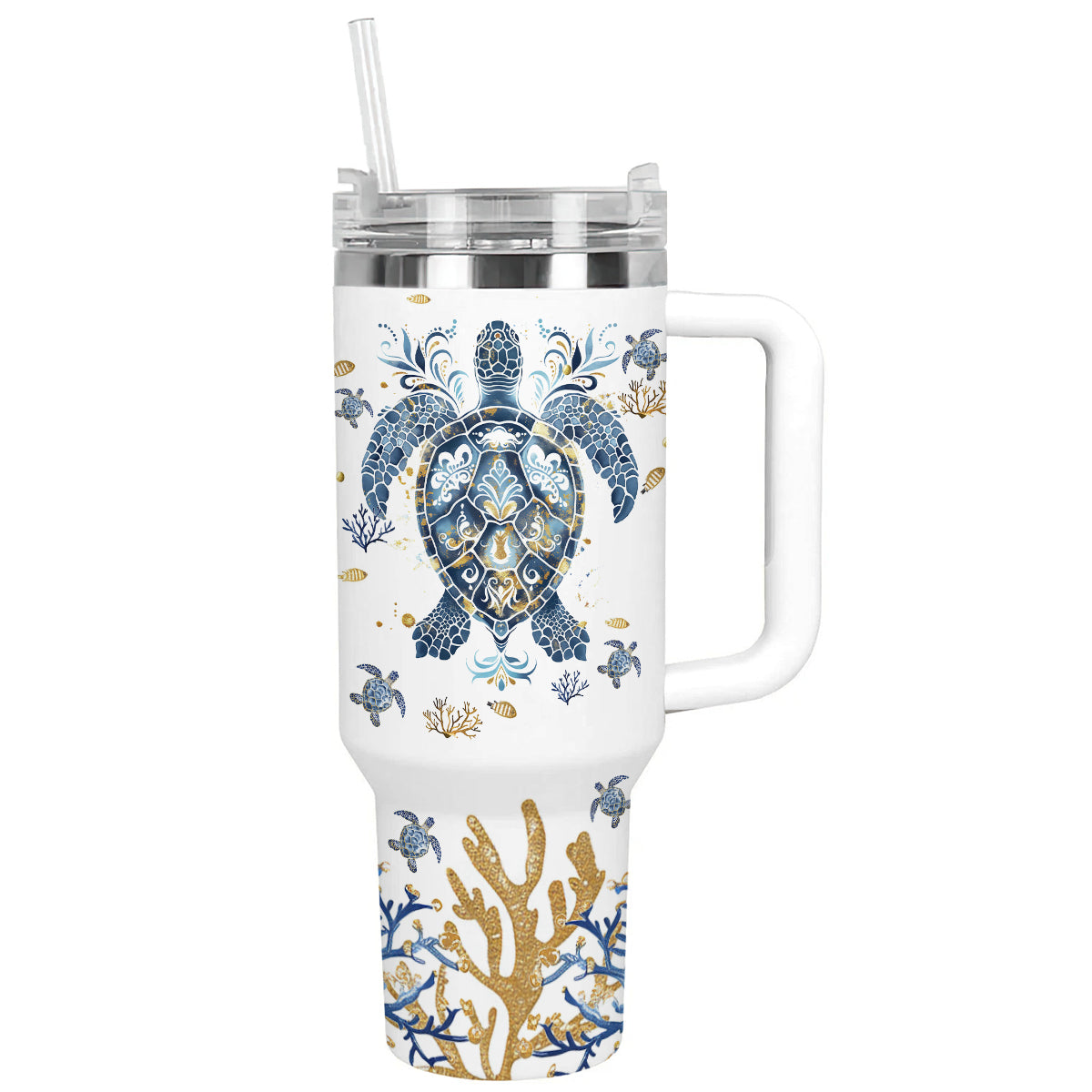 Shineful Tumbler Golden Royal Turtle