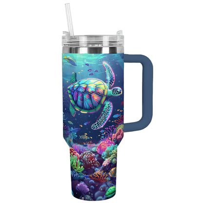 Shineful Tumbler Mystic Ocean Sea Turtle