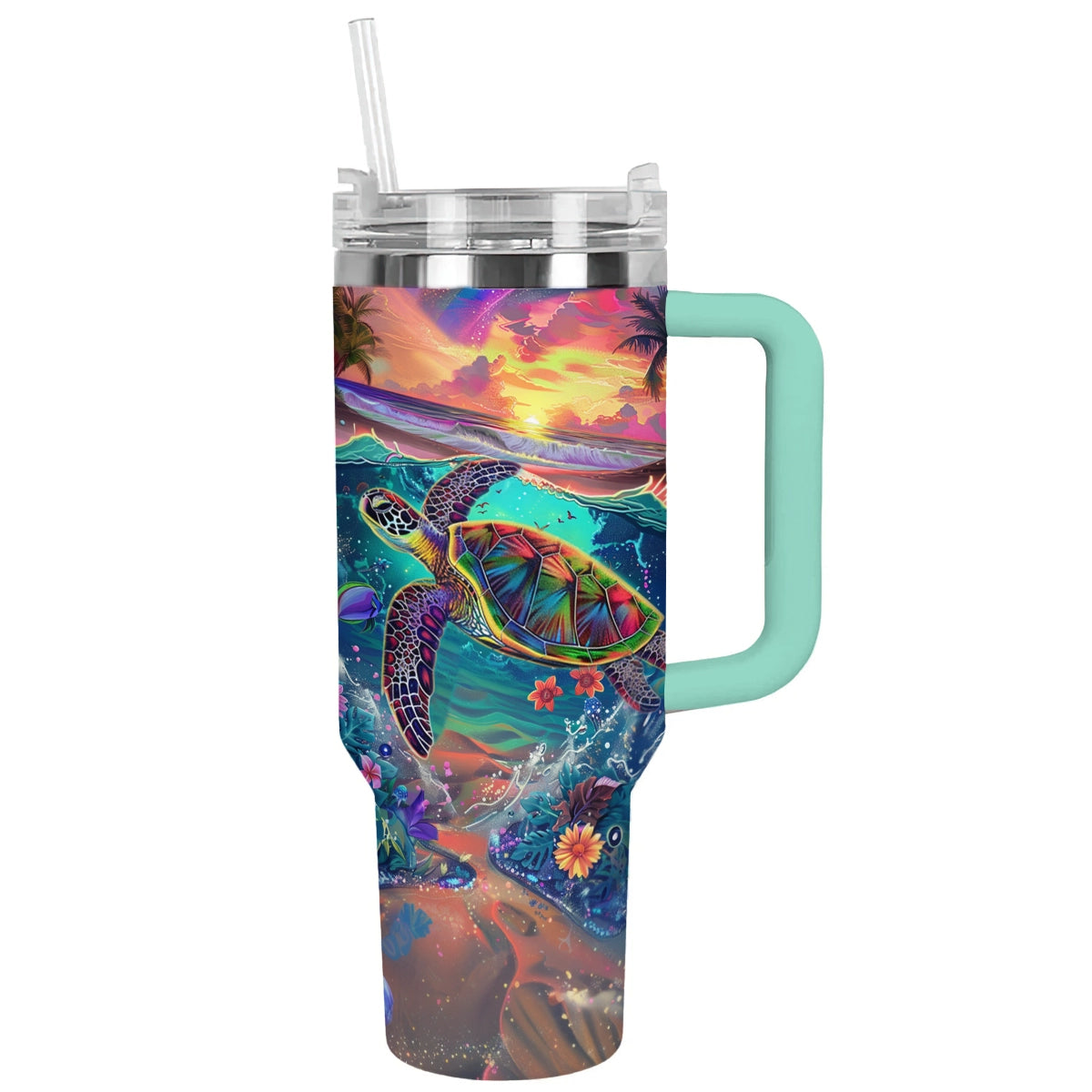 Shineful Tumbler Seaside Turtle Harmony