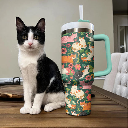 Shineful Tumbler Tropical Cat Paradise